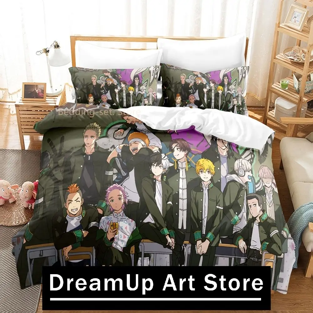 Fashion 3D Print Anime WIND BREAKER Bedding Set Boys Girls Twin Queen Size Duvet Cover Pillowcase Bed Kids Adult Home Textiles