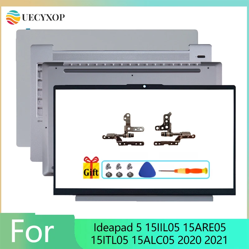 

NEW For Ideapad 5 15IIL05 15ARE05 15ITL05 15ALC05 2020 2021 Laptop LCD Back Cover Front Bezel Palmrest Bottom Case