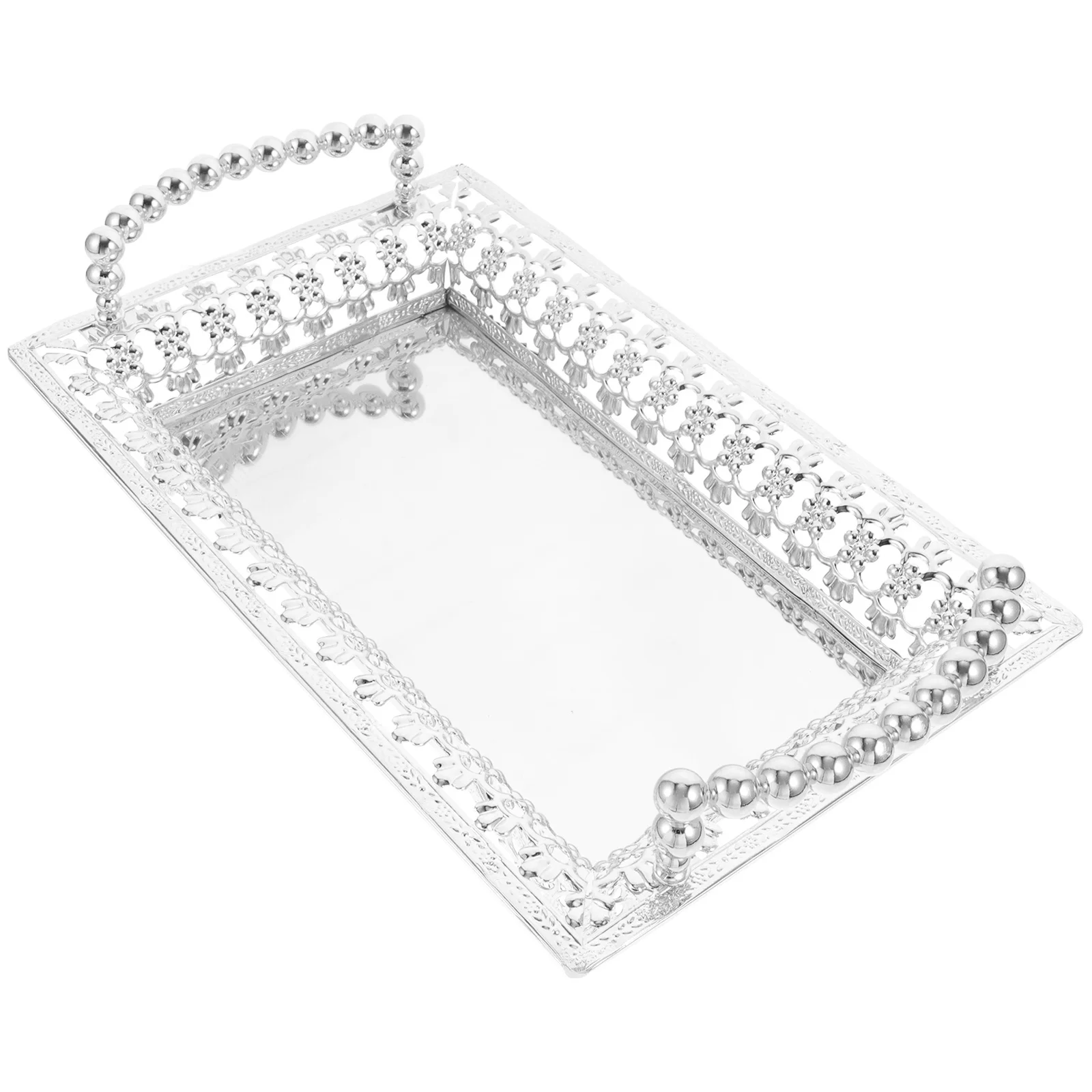 

Nordic Iron Fruit Tray Sturdy Snack Plate for Candy Dried Fruit Serving Storage Compact Lightweight Design Coffee Table Dessert