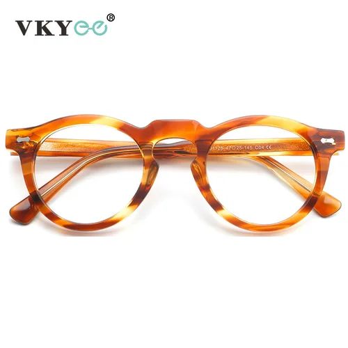 Imagen 2 del producto VICKY, gafas antiluz azul con diseño geométrico redondo personalizado a la moda para hombres y mujeres, se pueden personalizar con prescripción