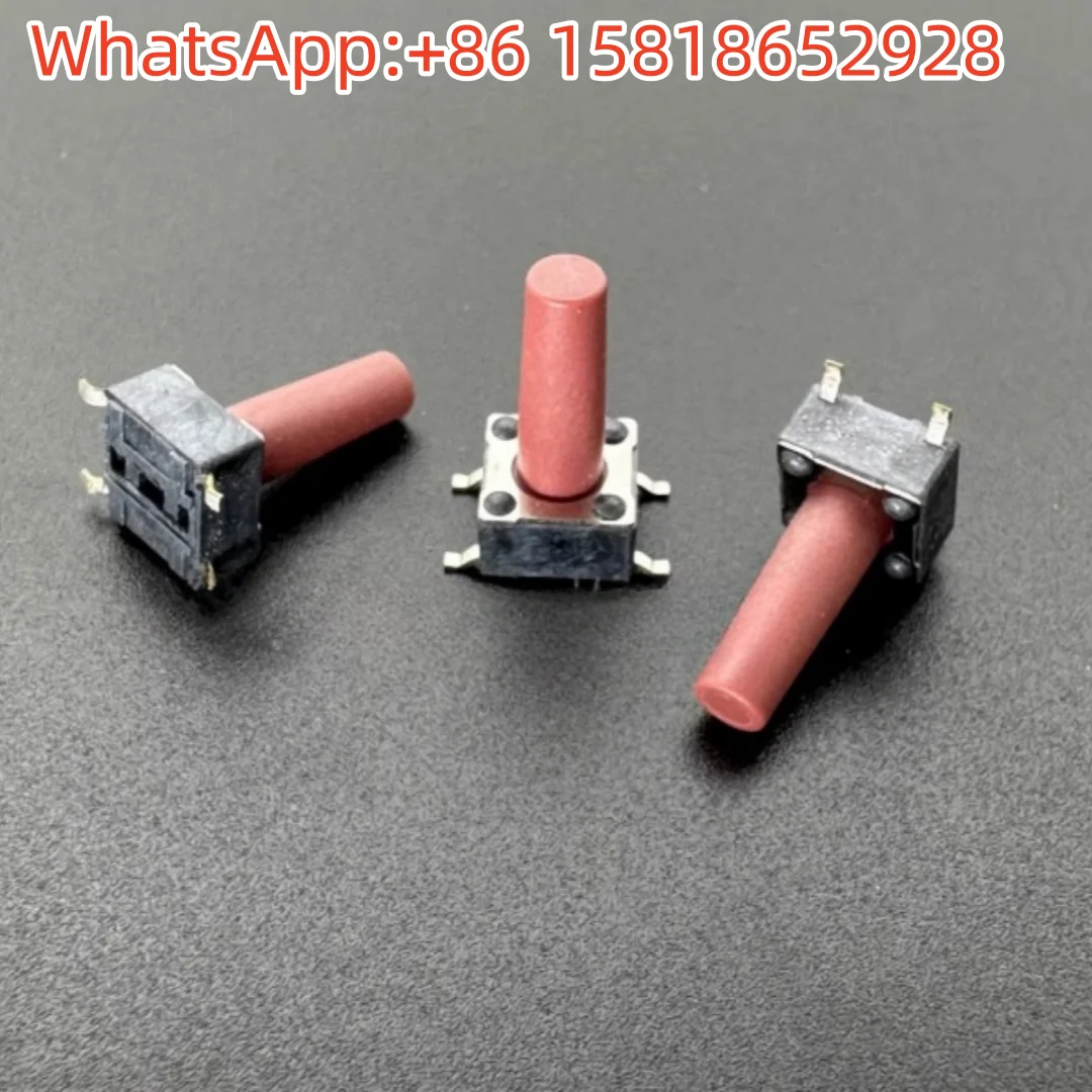 

10 шт. NTC014 тактильный переключатель 6*6*13 SMD 4-контактная кнопка индукционной плиты красный Тайвань T-MEC Meiqi