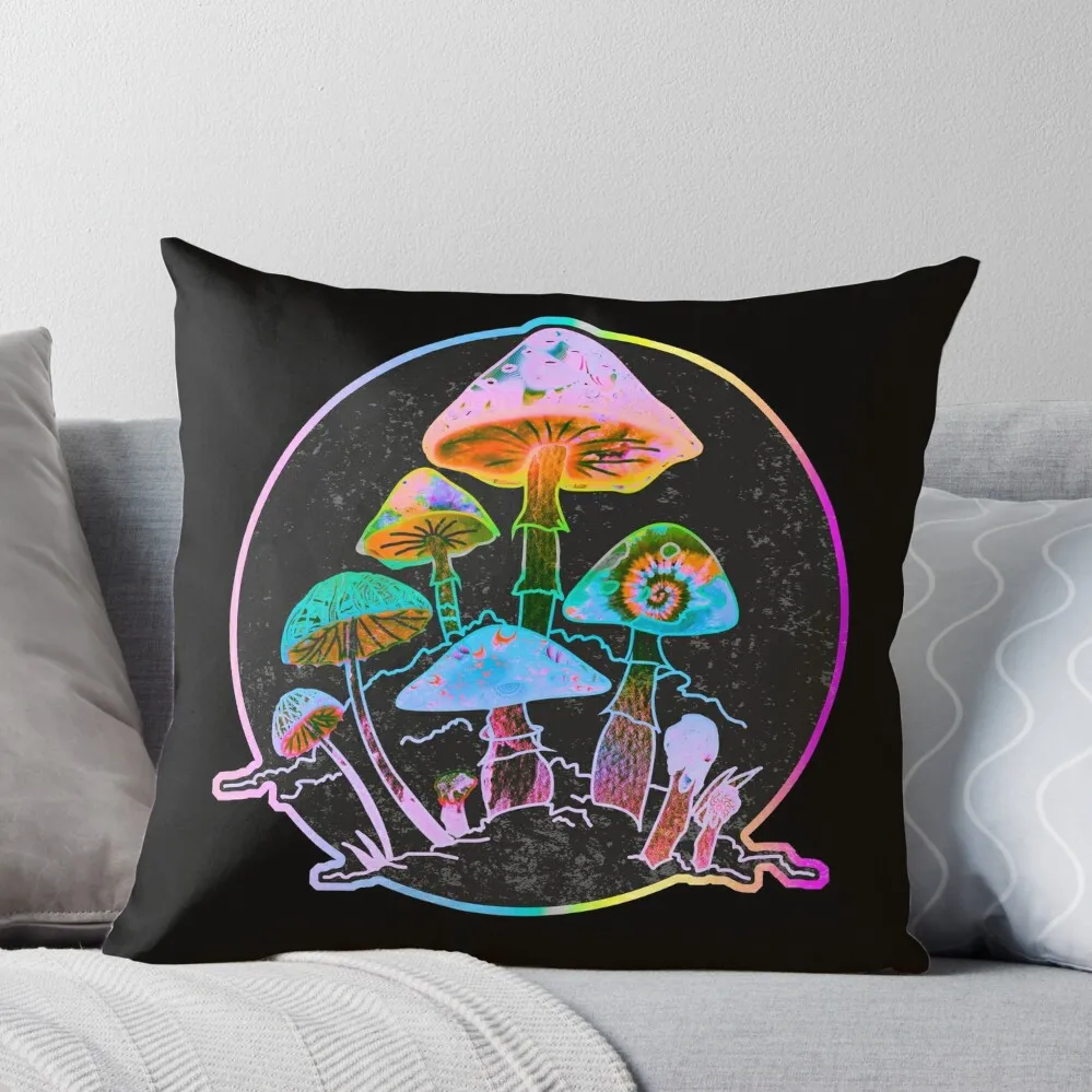 

Garden of Shrooms 2020 Throw Pillow Pillow Cases Decorative Throw Pillow Covers Cushion Covers For Living Room