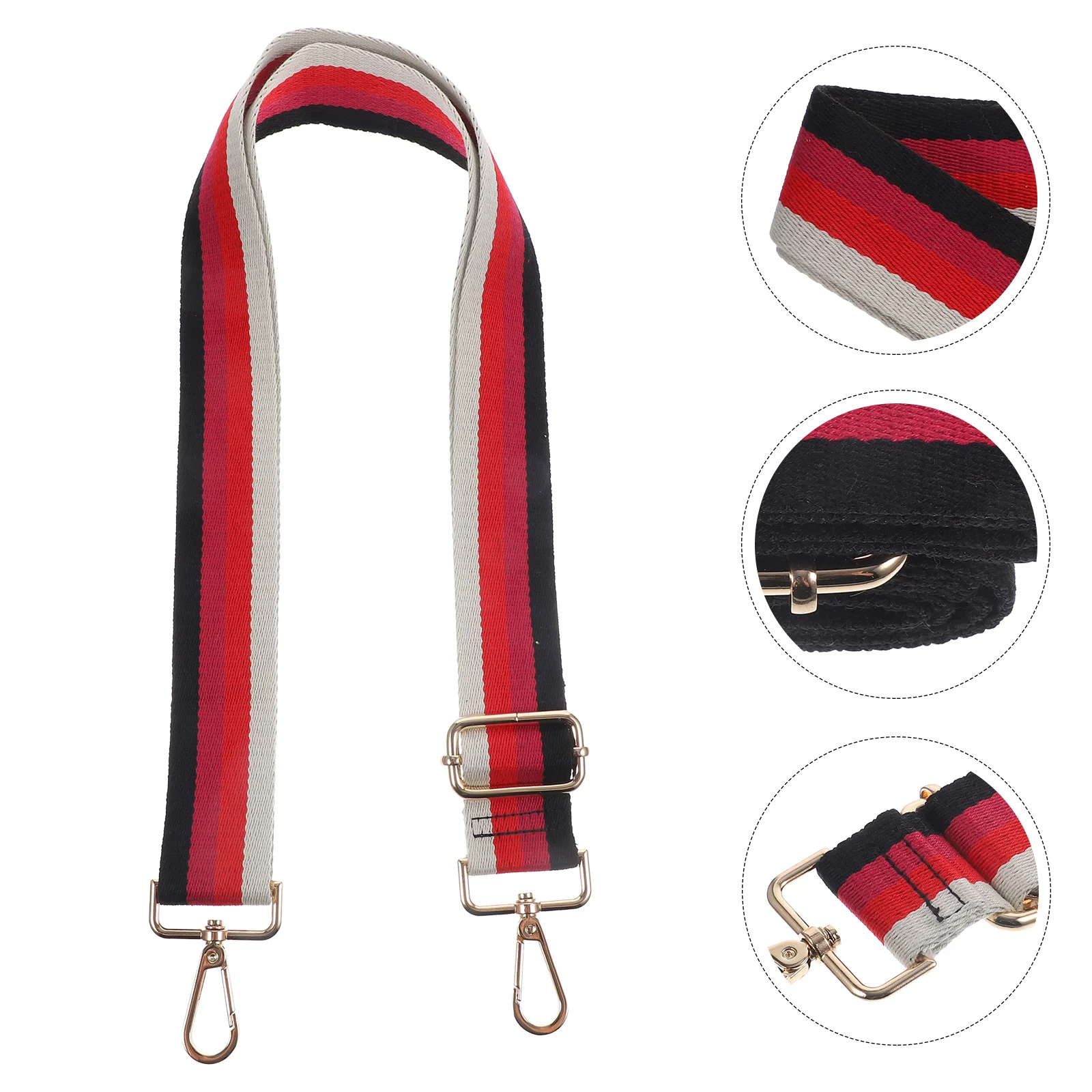 

Guitar Strap Adjustable Classical Belt Bass Cotton Acoustic for Purses Crossbody