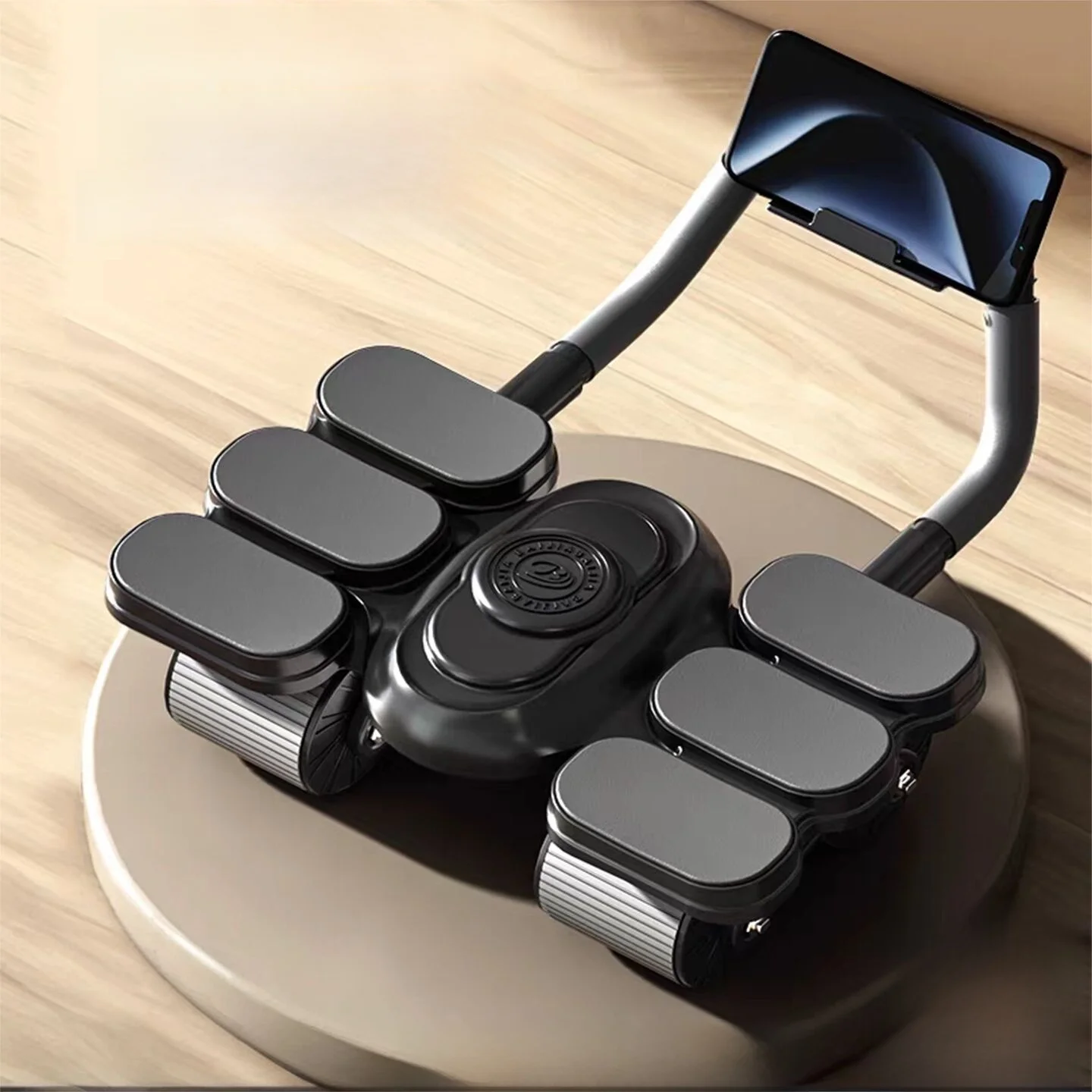 automatic-rebound-four-wheel-elbow-support-abdominal-wheel-fitness-equipment-home-exercise-muscle-building-sport-utility