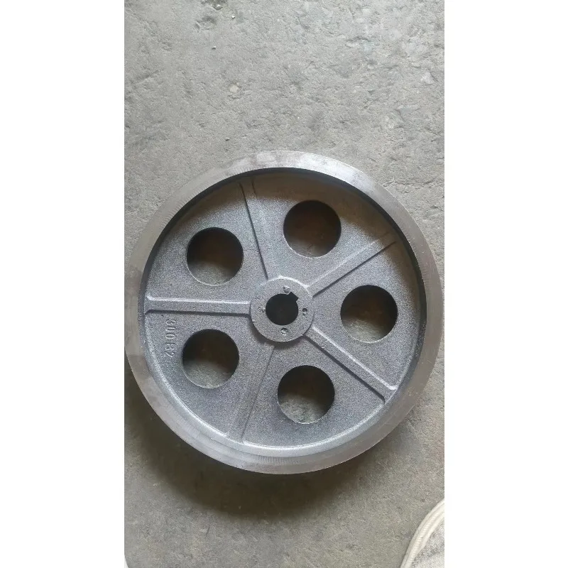 1PC Thickened double-slot B-type Double Slot Pulley Dia 220mm V-Belt Pulley Material Cast Iron Power Tool Accessories