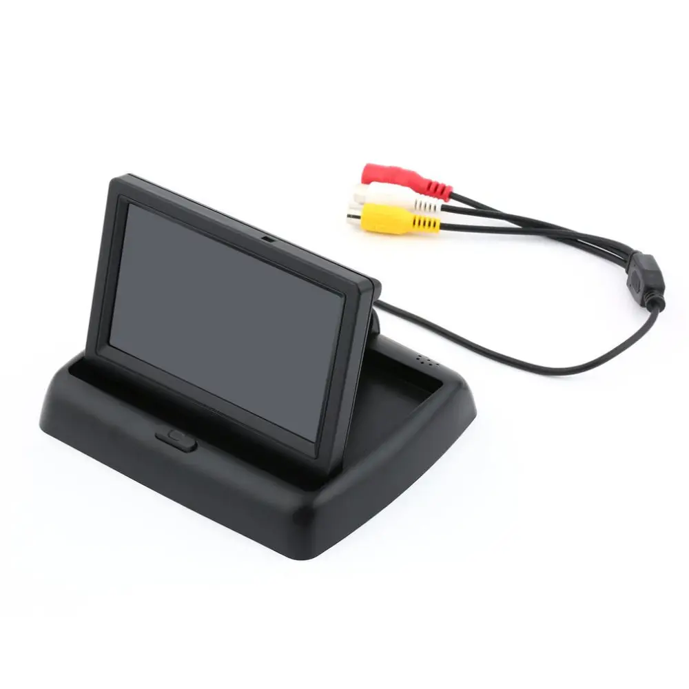 

4,3-дюймовый TFT LCD монитор заднего вида для автомобиля с функцией автозапуска и отображением в реальном времени для легкой установки в легковые автомобили, грузовики, автодома и мини-фургоны