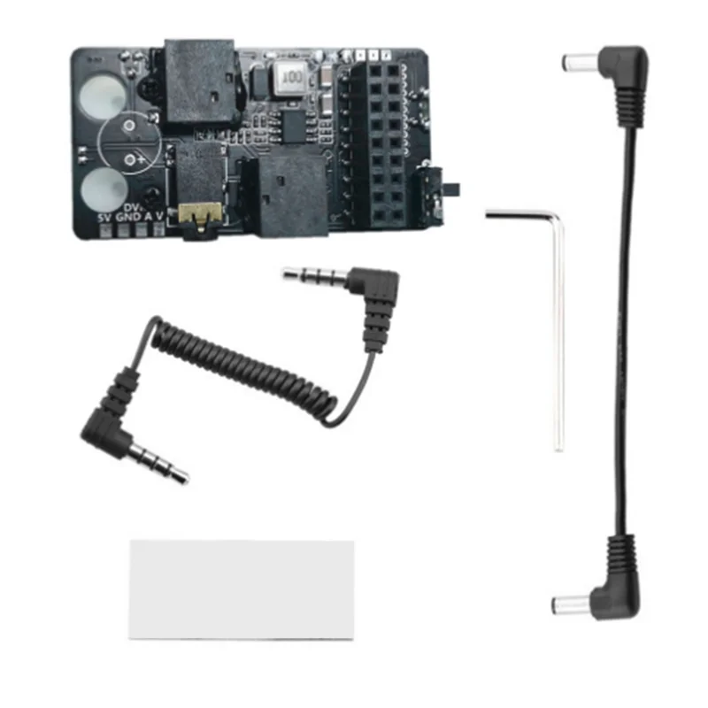 ABNR para gafas DJI FPV V2 vuelo analógico externo 5,8G RX PORT 3,0 Kit de módulo receptor para gafas de vuelo ligeras 5V 3A