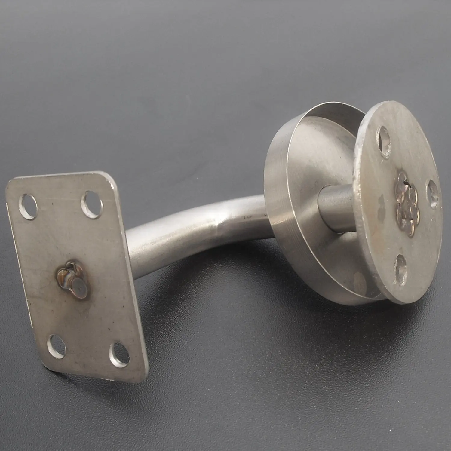 AEE3-3PCS Elegant Replacement Handrail Bannister Stair Rail Supports Brackets For Hotel Gym Villa Restaurant Office Building