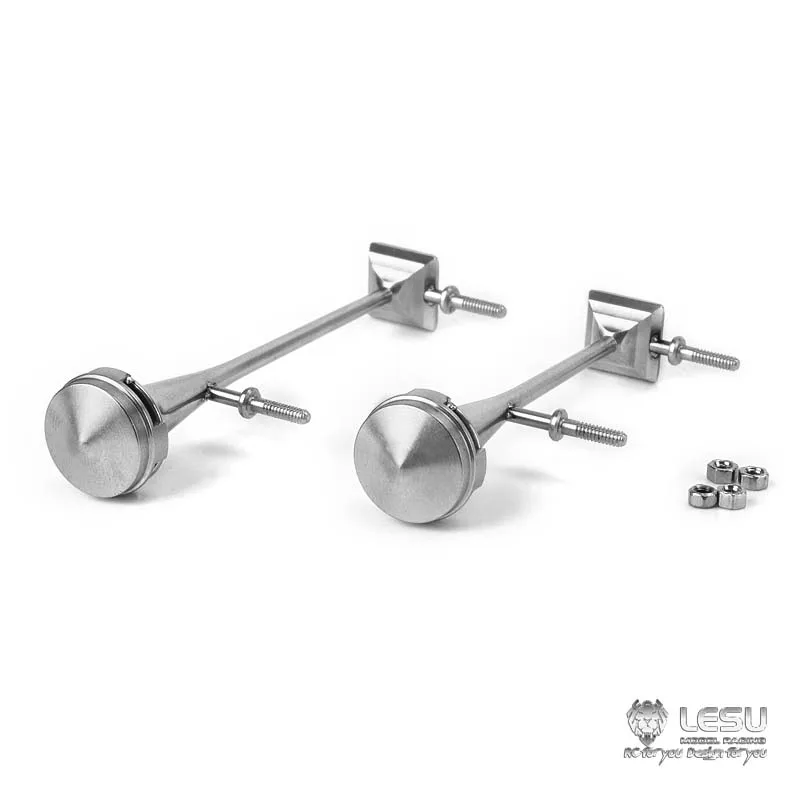 1 Pair LESU Metal Whistle Horn A for RC 1/14 TAMIYA Tractor Truck Scania Actros Benz MAN Car Model