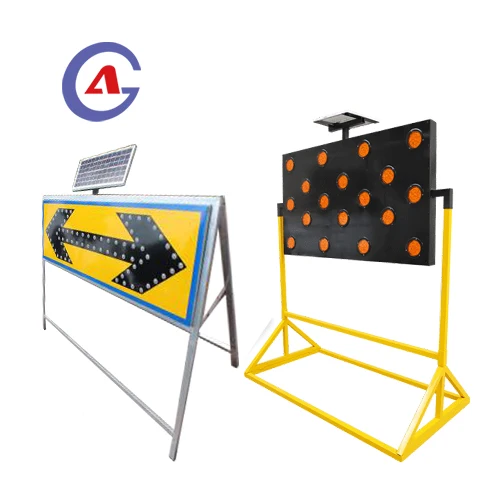 Multi Flashing Models Road Construction Work Zone Traffic Management Solar Powered LED Flashing Arrow Sign
