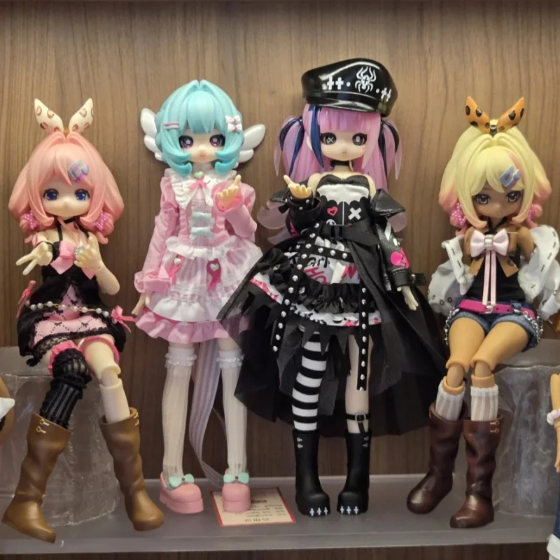 New Genuine Revolving Radio Waves Series1/6 Bjd  Blind Box Actions Figures Joint Movable Desk Decor Toys Birthday Gift In Stock