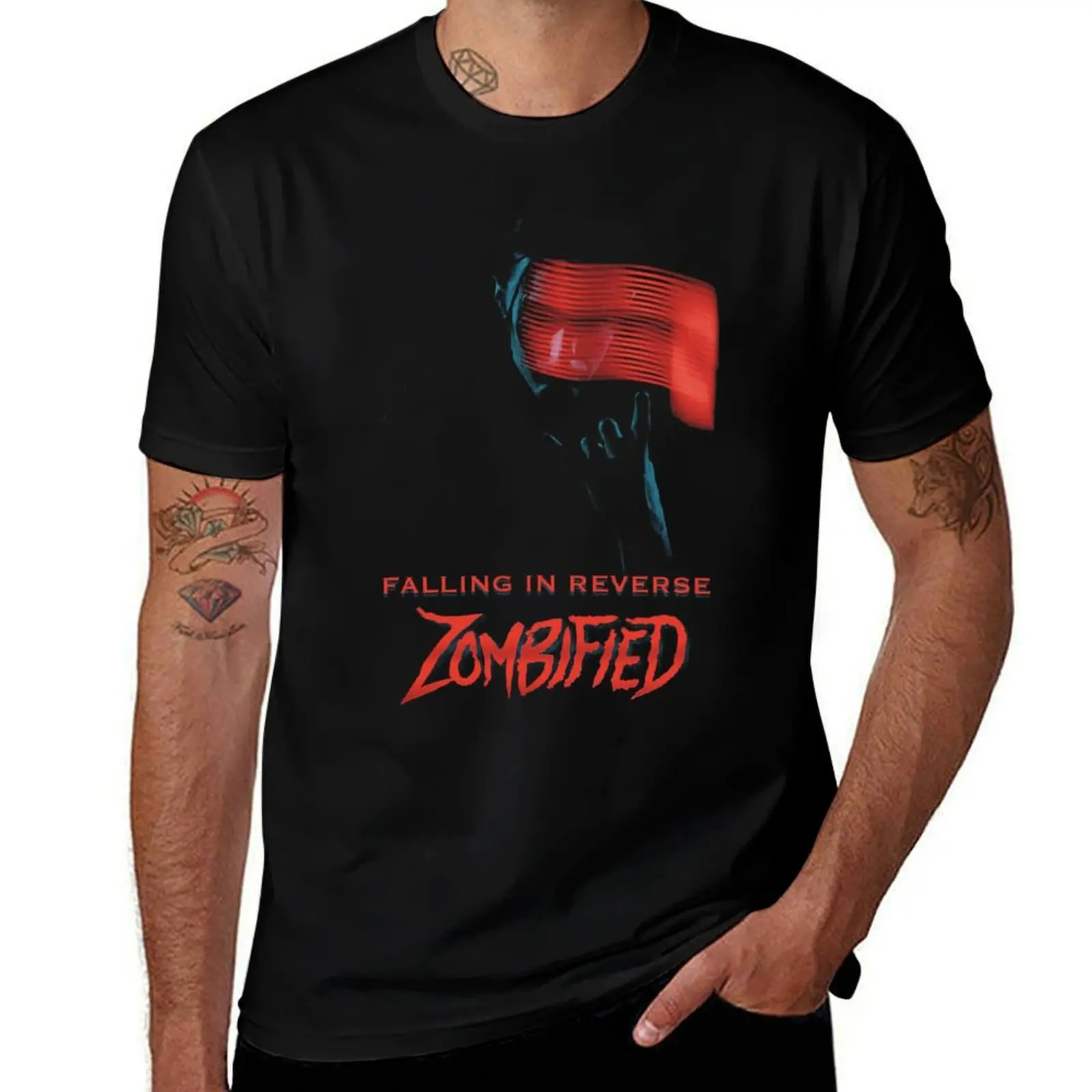 

Zombified T-Shirt man t shirt cotton t shirt men 100% cotton luxury brand T-Shirt