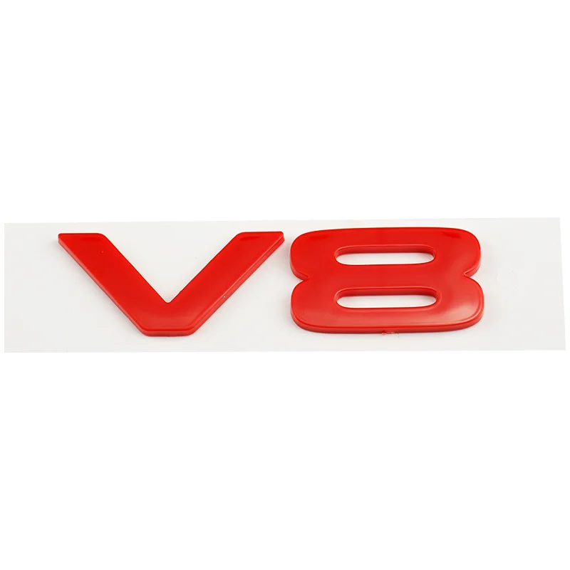 Car ABS V8 Side Door Fender Trunk Logo Badge Emblem Decals Sticker For Land Rover DEFENDER 2020-2024 Decoration Accessories