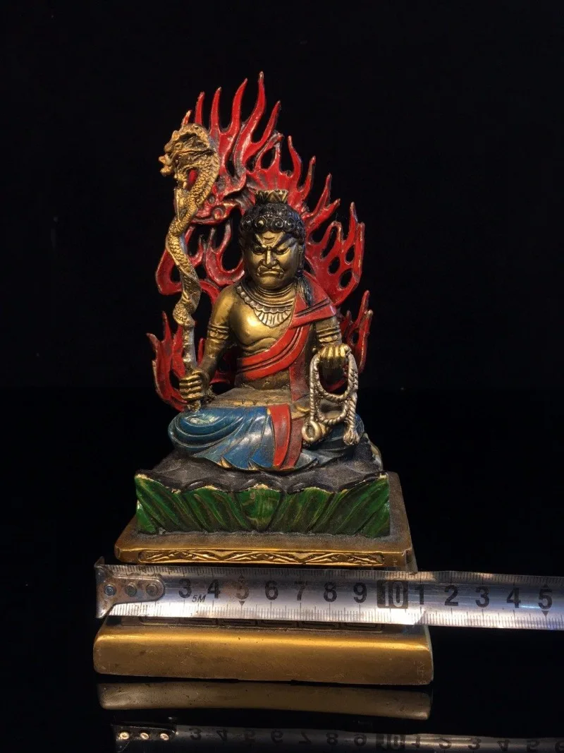 Hand-Cast Premium Copper Acala Statue - 0.4