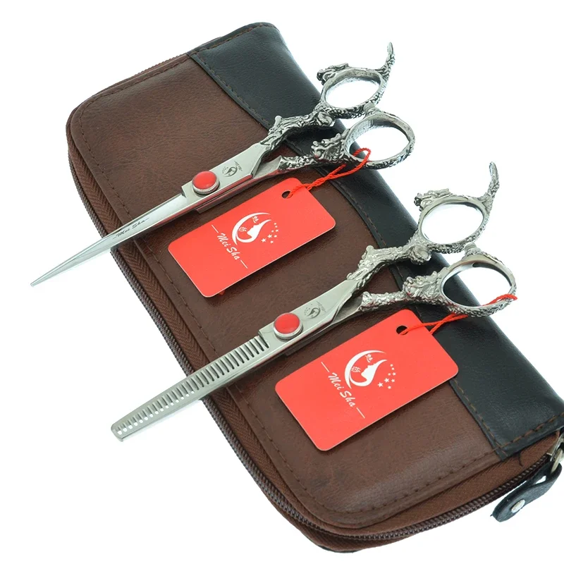 

Meisha 6-дюймовые японские стальные парикмахерские ножницы для стрижки волос, филировочные ножницы, парикмахерские инструменты для стрижки A0095A