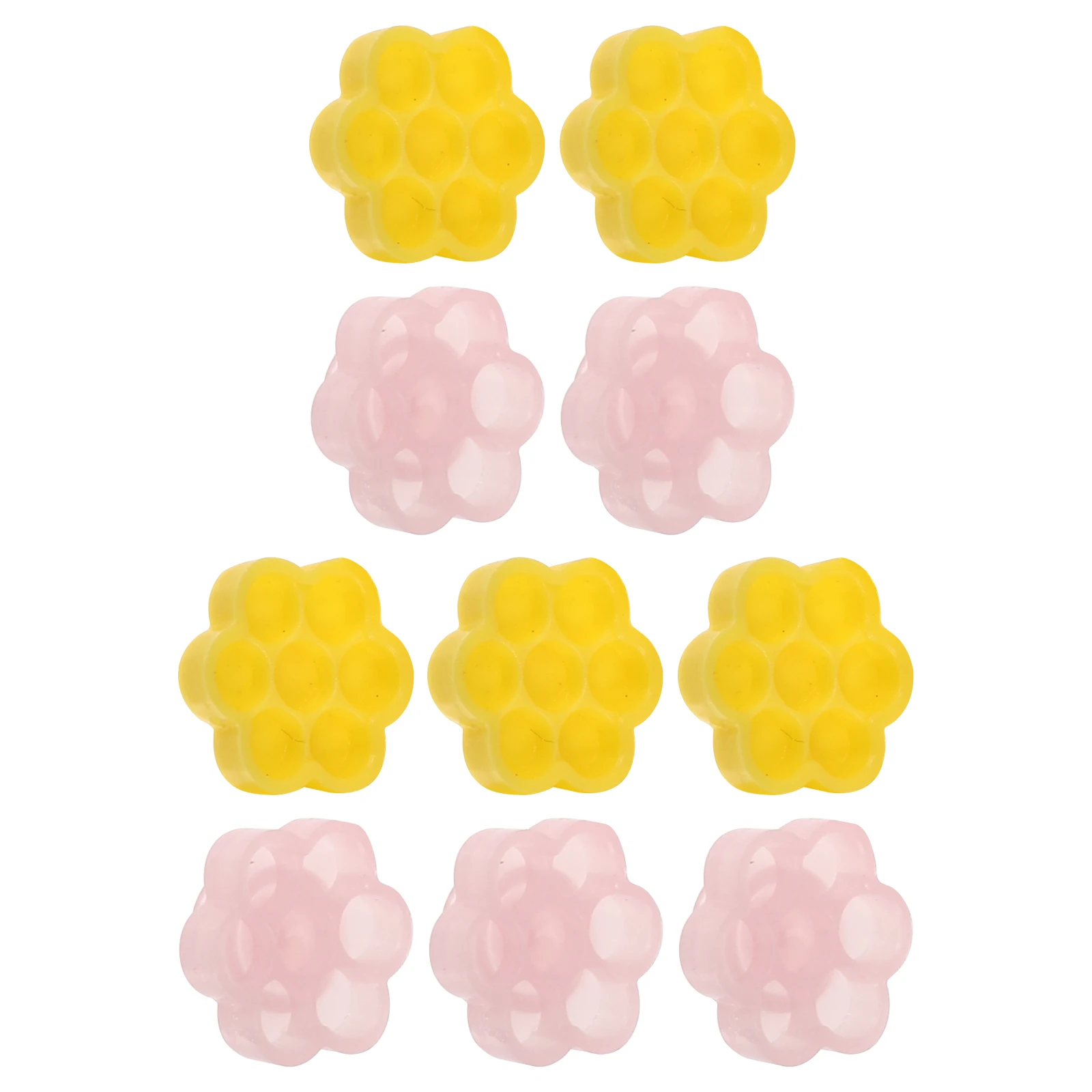 

200pcs Plum Shaped Glue Cups Abs Flower Cups for Extensions Grafting Eyelash Cup Eyelash Supply Glue Delay Cup