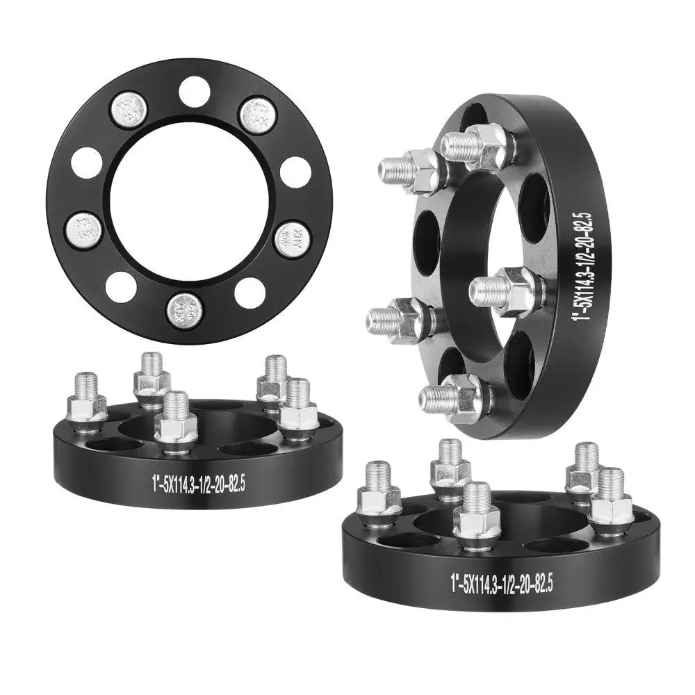

5 lug 1 5x4.5 wheel spacer adapter forged alloy 4PCS black