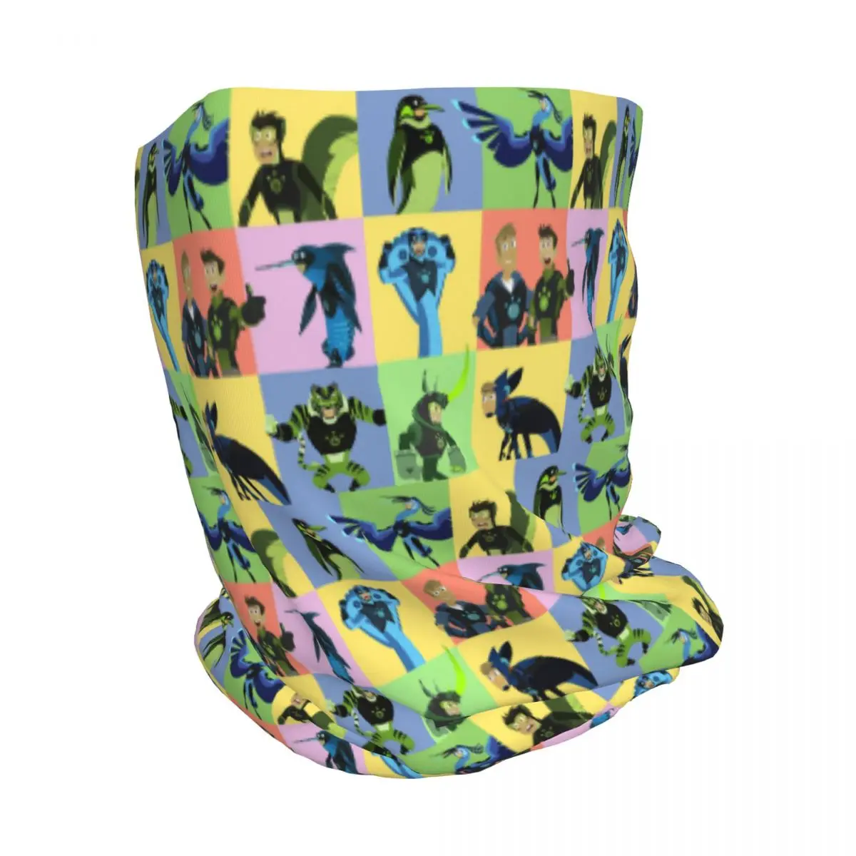 Wild Kratts Creature Powers Bandana Neck Cover Wrap Scarf Warm Face Mask Beanies Hat for Men Women Adult Winter