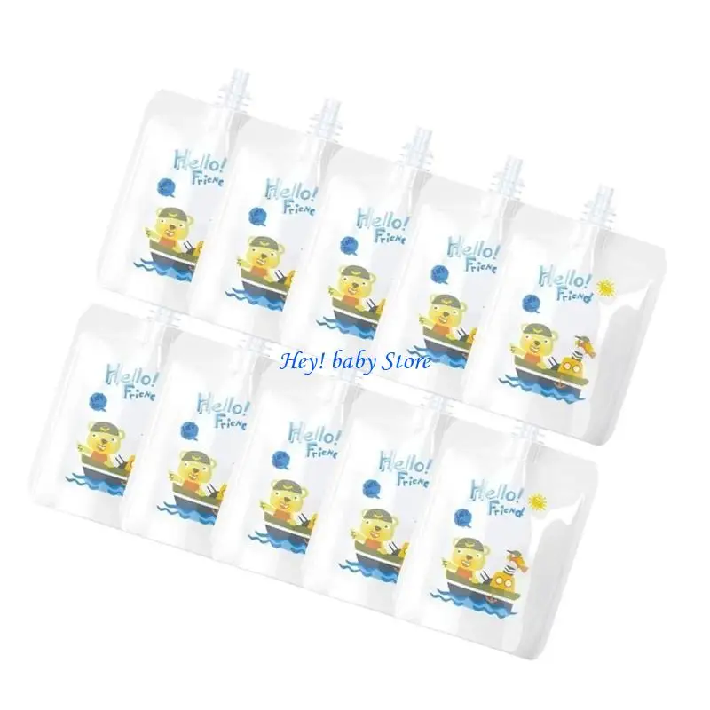 

Q1FE Baby Puree Bag Dispenser Essential Small Tool For Infants Eating Fruit Puree