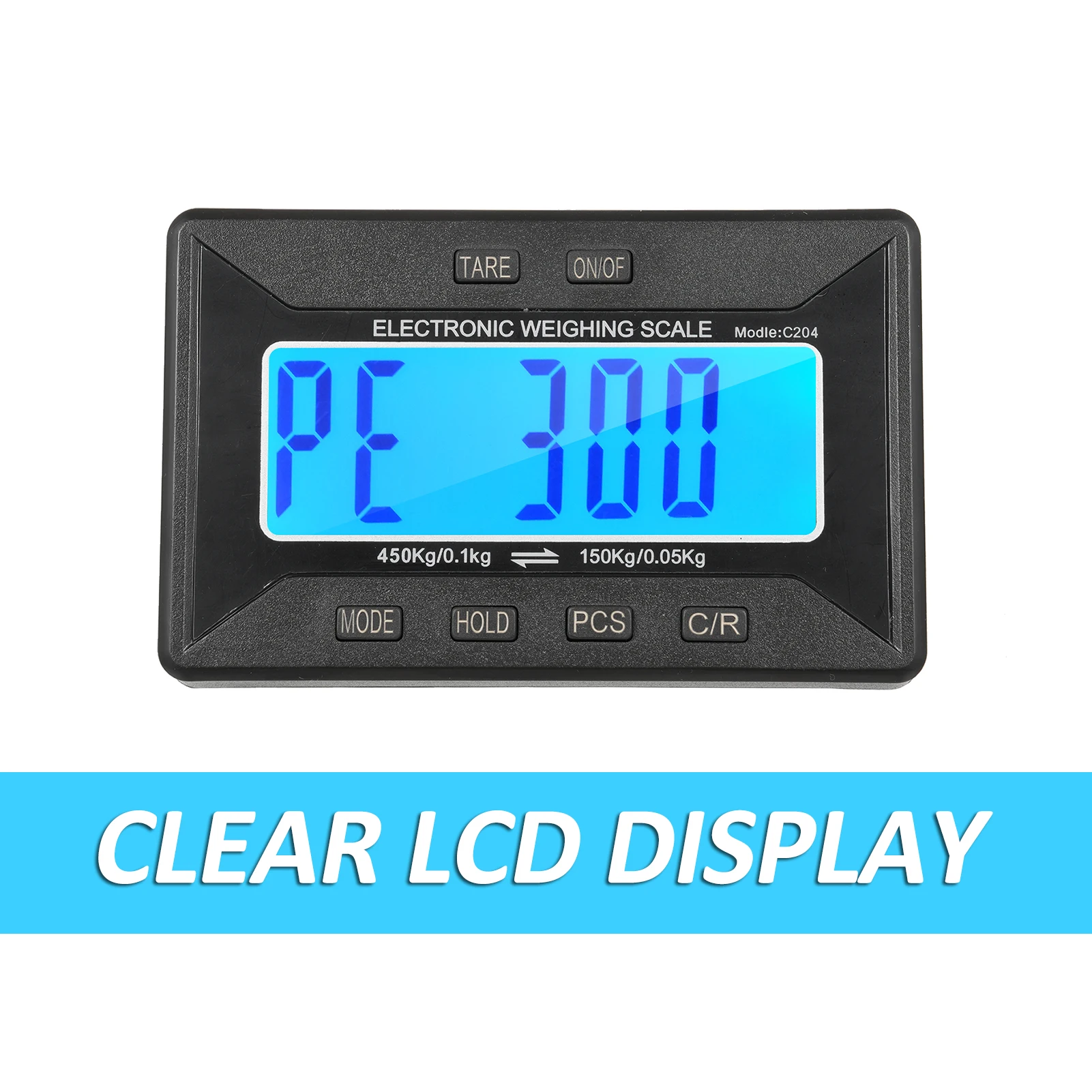 Heavy Duty Postal Scale 450kg Shipping Scale Stainless Steel Wireless Displays/Tare/3 Units Electronic Platform Digital Scale