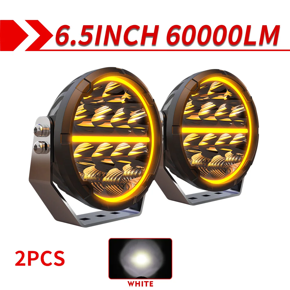 CO LIGHT Ronde LED Offroad-verlichting 9 inch Spot Flood Driving Light Pods met DRL 90000LM Super Bright Off Road Slootwerklamp