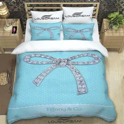 Art Tiffanys Printed All Season Twin Bedding Set 3 Piece Comforter Set Bed Duvet Cover Double King Comforter Cover