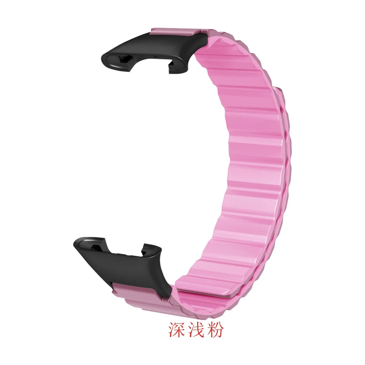 

Upgraded Magnetic Watch Strap For Xiaomi Mi Band 7 Pro Sweatproof Silicone Quick Release Easy Installation Replacement Wristband