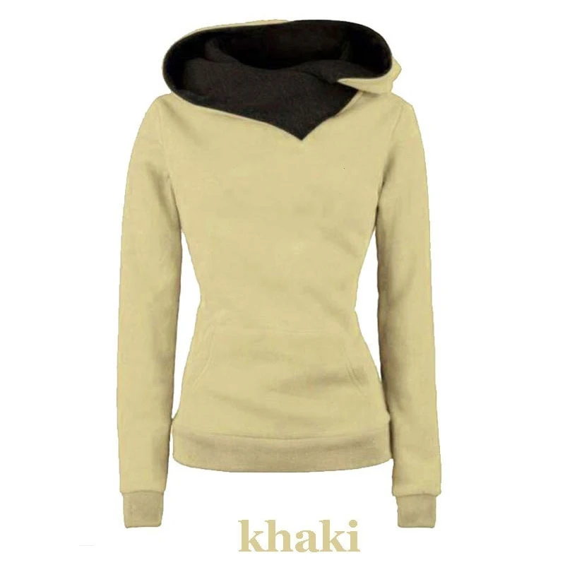 Sudadera con capucha de manga larga con cuello alto y solapa, suéter informal con estampado, moda de otoño e invierno