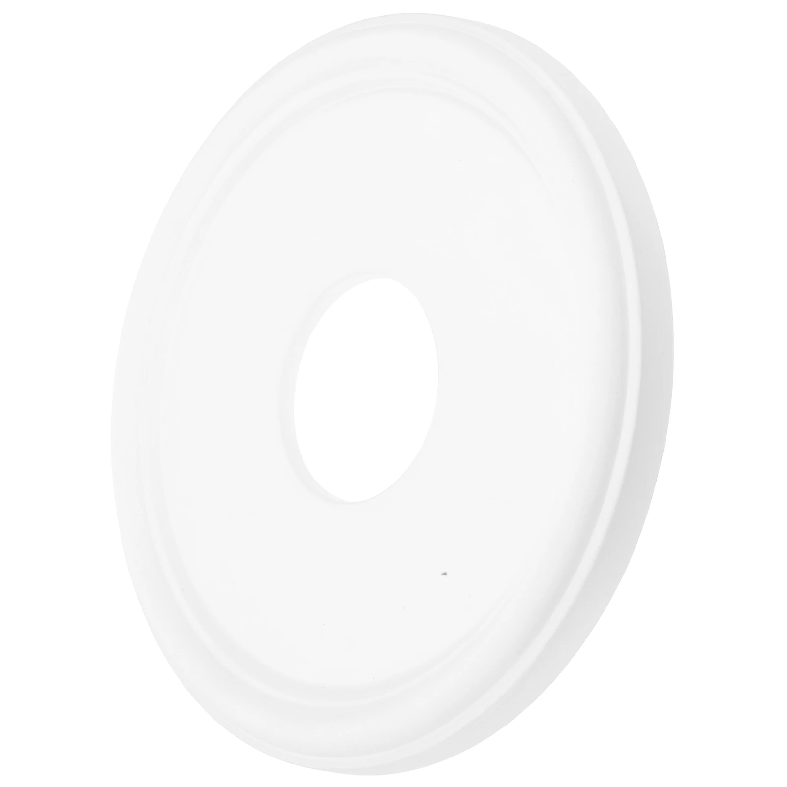 

1pc Ceiling Fan Medallion Cover Round White Decorative Plate For Living Room Bedroom Dining Room Light Fixture Canopy