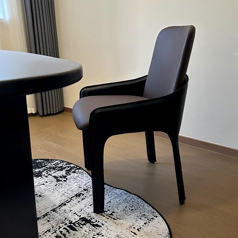 

Nordic Modern Dining Chairs Luxury Camping Balcony Designer Dining Chairs Replica Vanity Accent Wood Sillas Home Furniture