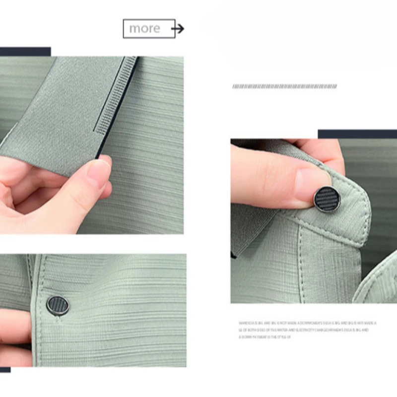 Men Short Sleeve T-Shirt Subtle Striped Texture Classic Collar Design with Button Details - Soft and Breathable Fabric POLO