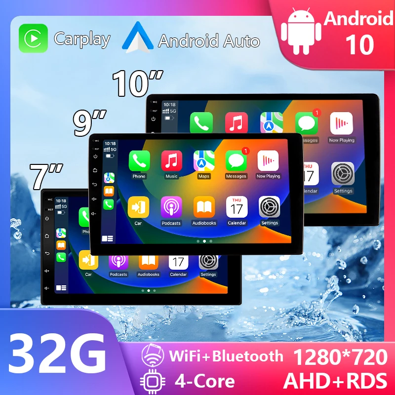 

BOSSCAR Universal 2 Din Android 10 Car Radio Multimedia Video Player Navigation GPS Stereo Head unit For Nissan Kia Honda Toyota