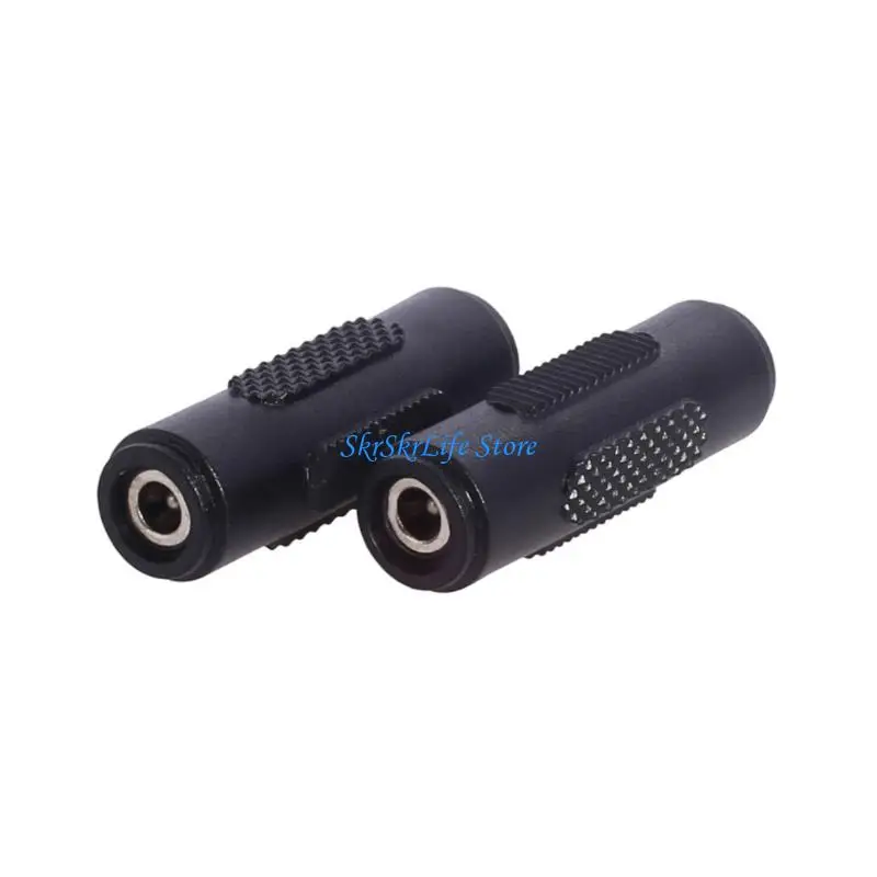 E65E 2Pieces 3.5X1.35Mm Female to Female Connector for Routers LED Light Security