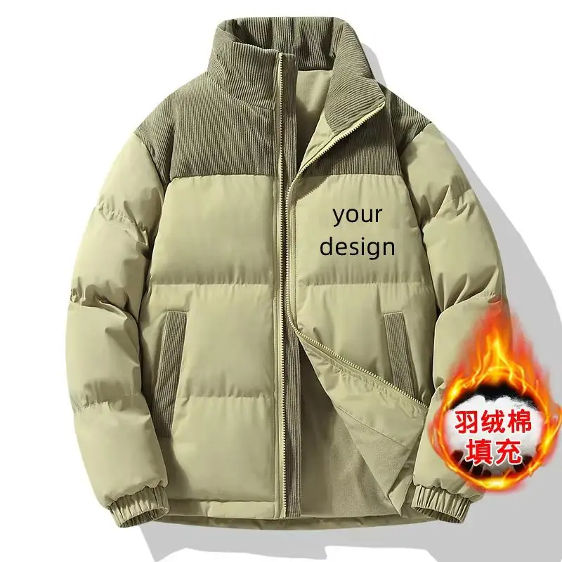 Winter Men Women Down Jacket Printed With Logo Outdoor Skiing Mountaineering Warm Travel Coat