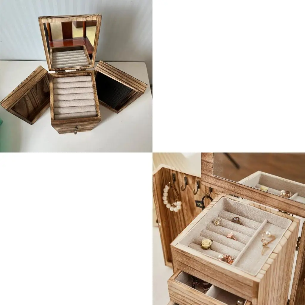 Stylish Jewelry Holder Jewellery Storage Case Multilayer Necklace