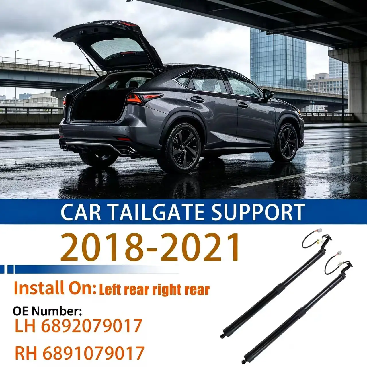 6892079017 6891079017 Electric Tailgate Strut Tailgate Power Lift Support For AZ10 Lexus 2018-2021 NX200 NX200T NX300 NX300H
