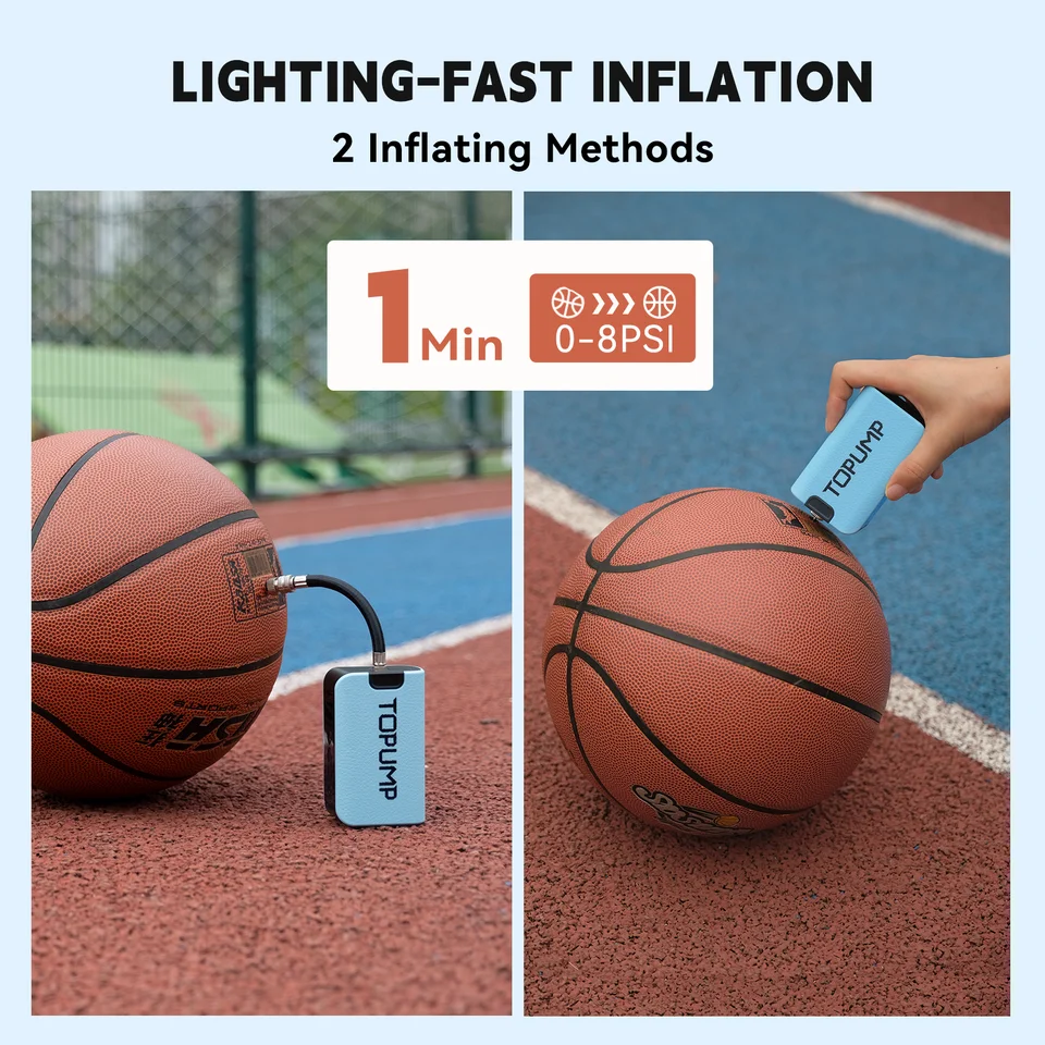 Great Ball Pump – Ballpumpe Mit T-Griff, 29 Cm, 1,4 Bar, Inkl. Nadel Und Schlauch, Für Basketball, Fußball, Volleyball Uvm.