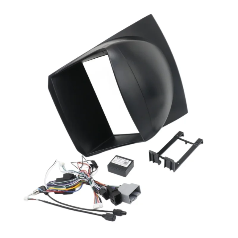 Für Ford Fiesta 2009-2014 9 Zoll Auto-Radio-Einbaurahmen mit Kabelbaum CANBUS-Adapter Verkleidungs-Set – Detail 6