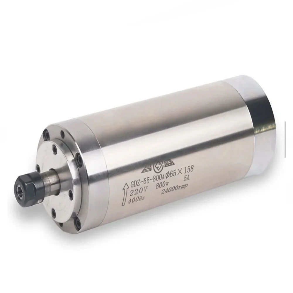 5.5kw BT30 Nose Bearing CNC Machine Tool Spindle Core Component for Stone Carving Processing