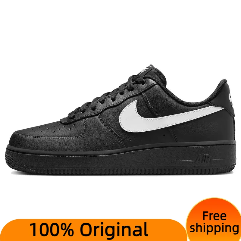 Nike Air Force 1 Low '07 Black White 2023 Sneakers shoes With Original Box