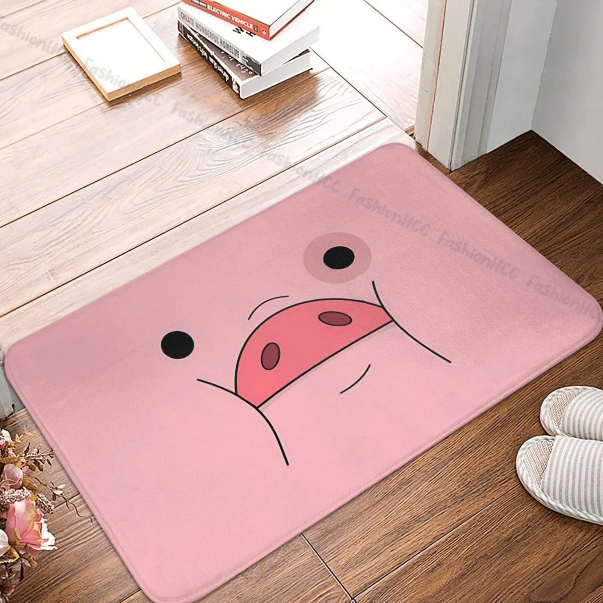 Pig Anti-Slip Doormat Living Room Mat Waddles Balcony Carpet Entrance Door Rug Indoor Decor