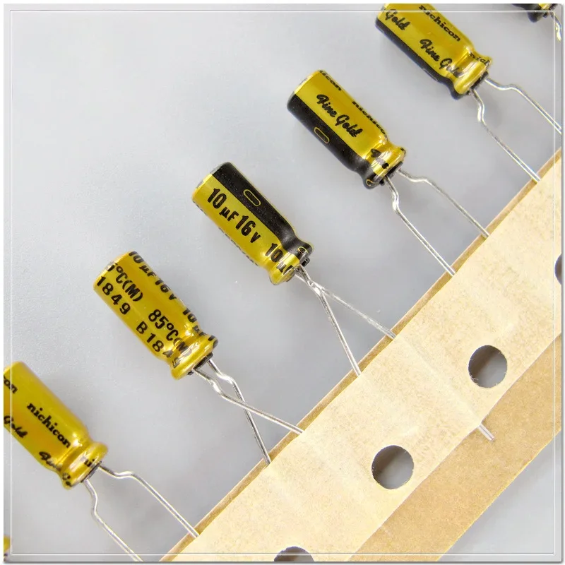 10PCS/100PCS Nichicon FG series 16V10uF audio electrolytic capacitor 16V/10uF 5×11mm