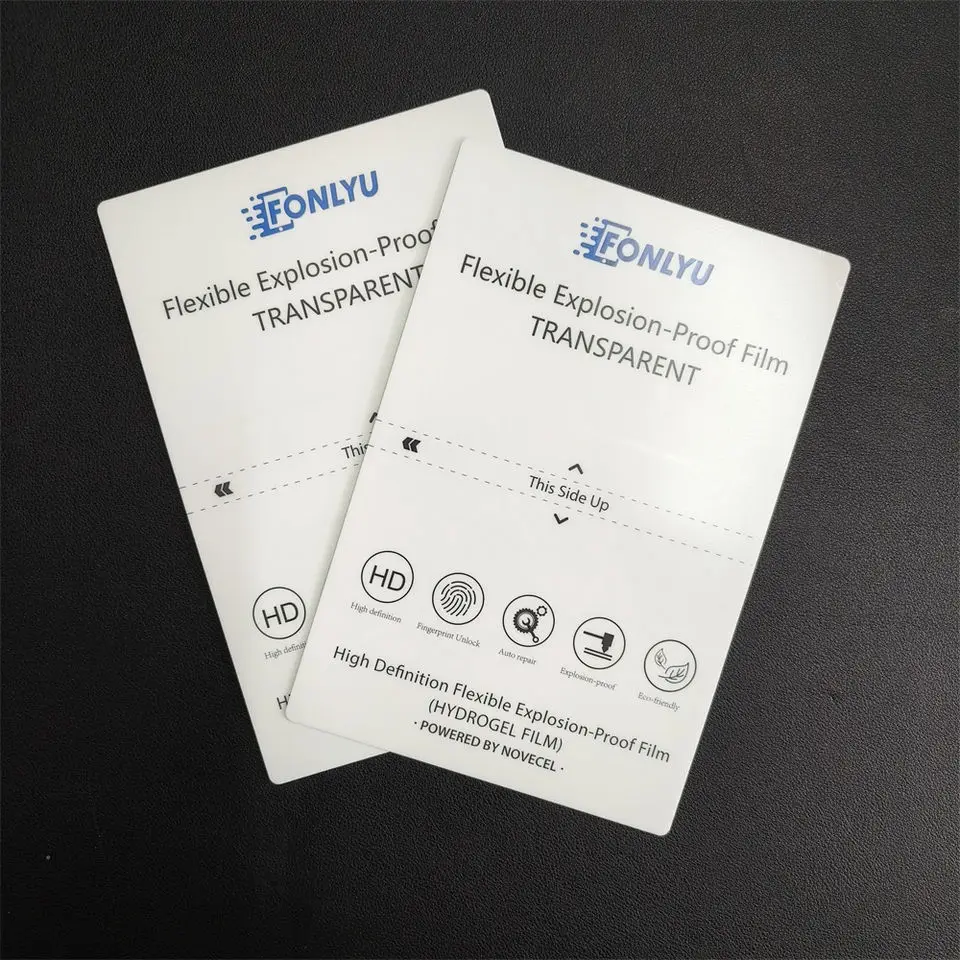 50pcs TPU HD Matte Privacy Flexible Hydrogel Film Movies Soft Mobile Phone Explosion-Poof Screen Protector for Cutter Machine