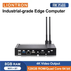LPDDR4 Rockchip RK3566 SBC Computer 1000M Ethernet  Dual WiFi+BT Run Android Ubuntu Embedded commecial AI Edge Computing