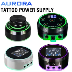 Aurora 2 Tattoo Power Supply For Coil & Rotary Tattoo Machine Pen Battery Aurora 3 Upgrade Dual Output LCD Full Touch TFT Screen
