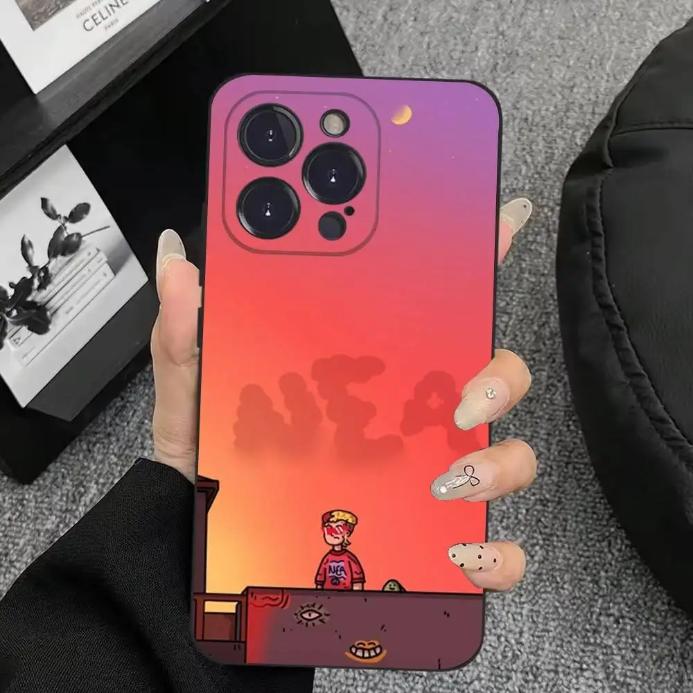 Feid Ferxxo SIXDO MOR telefoonhoesje voor iPhone 17,16,15,14,13,12,11,Plus,Pro Max,XS,X,XR,SE,Mini,8,7,zachte siliconen zwarte cover