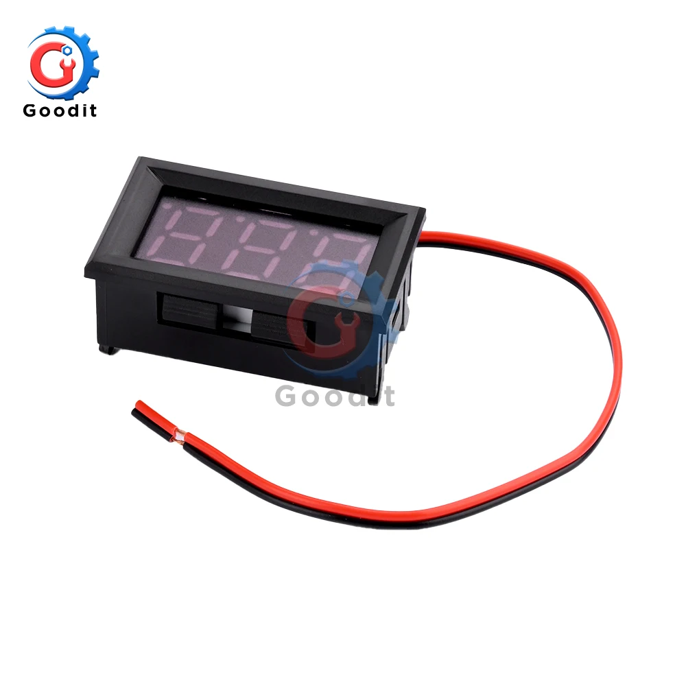 Digital Voltmeter AC70~500V Voltage Panel Meter Red/Blue/Green/White/Orange For 12V 24V 110V 220V Electromobile Motorcycle Car