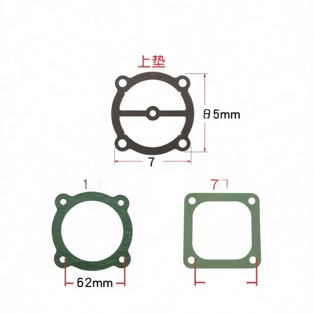 Industrial Air Compressor Gasket Replacement Set Cylinder Head Seal For Pneumatic System Maintenance Equipment