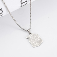 Exquisite Stainless Steel Juice Cup Pendant Necklace Personality Hip Hop Necklace Hoodie Accessories Fashion Jewelry for Couples