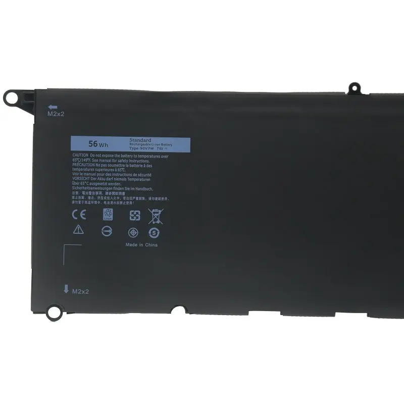 90V7W JHXPY JD25G 090V7W Laptop Battery For 13 9343 XPS13 9350 13D-9343 P54G 0N7T6 5K9CP RWT1R 0DRRP 56WH